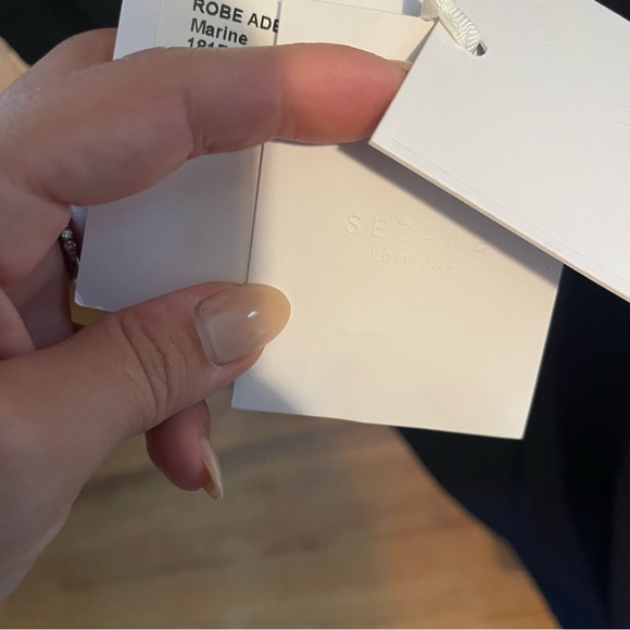 Sezane Navy Mini Dress - Picture 8 of 11